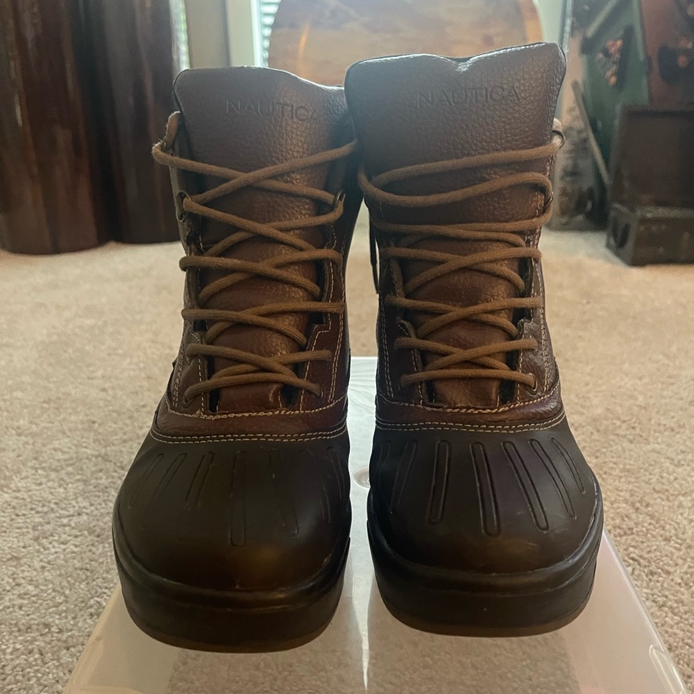 Nautica Brown rain/snow boot